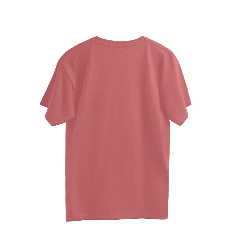 Solid Dusty Rose Oversized T-shirt