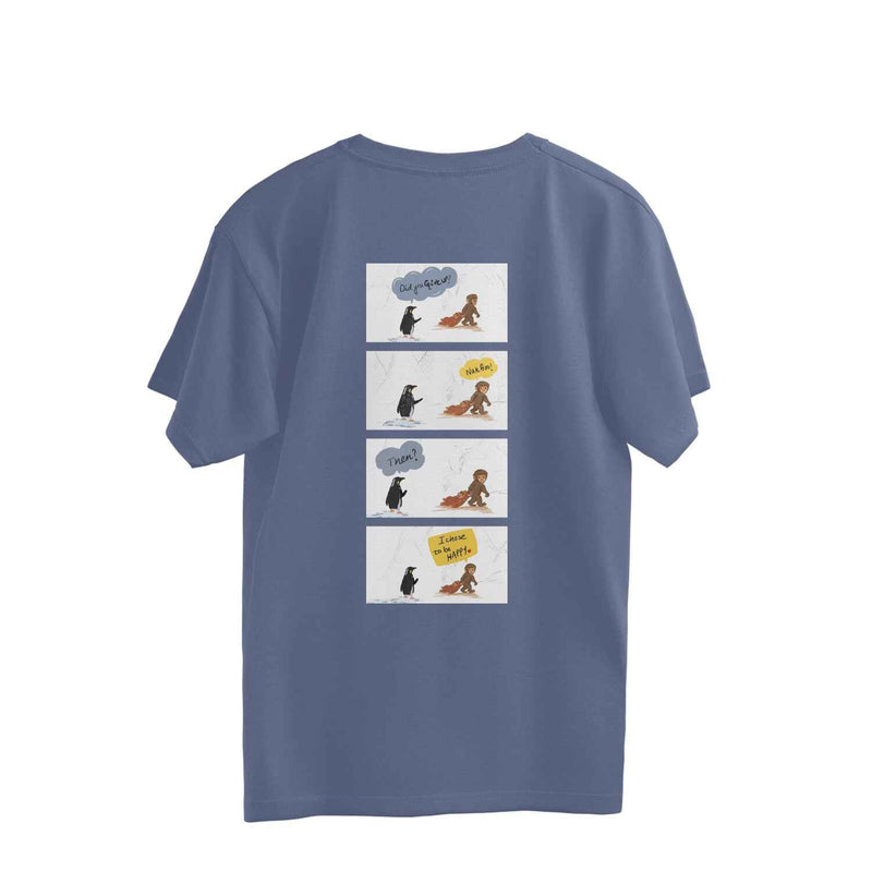 Punch X Penguine - Oversized T-shirt