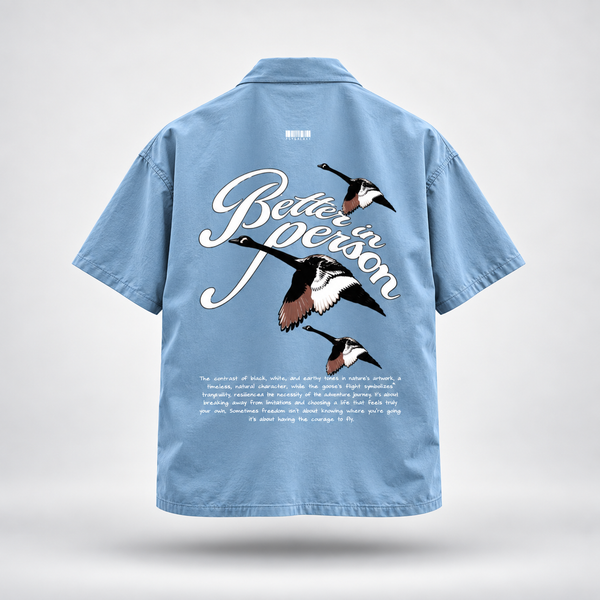 better in person - Unisex Oversized Shirt