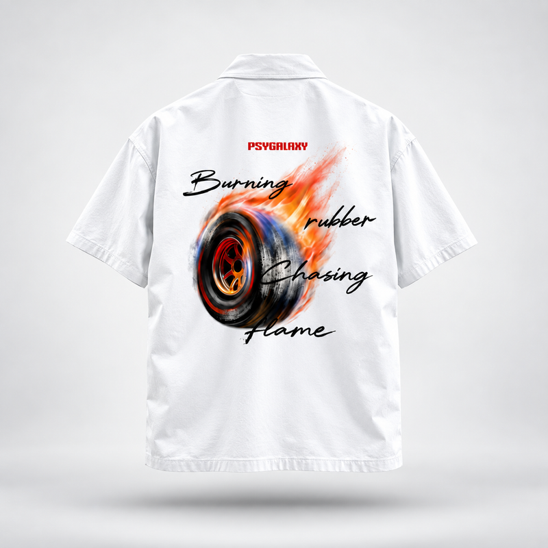 CHASING FLAME - Unisex Oversized Shirt