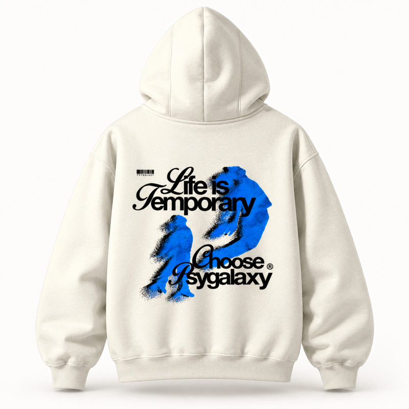 LIFE IS TEMPORARY - Unisex Pullover Hoodie