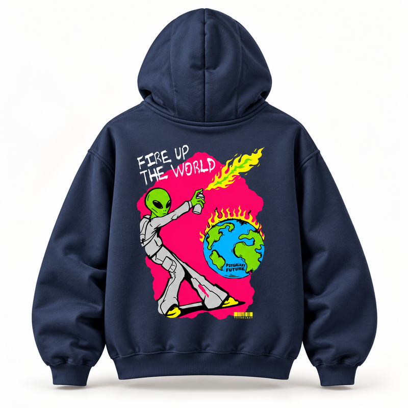 FIRE UP THE WORLD - Unisex Pullover Hoodie