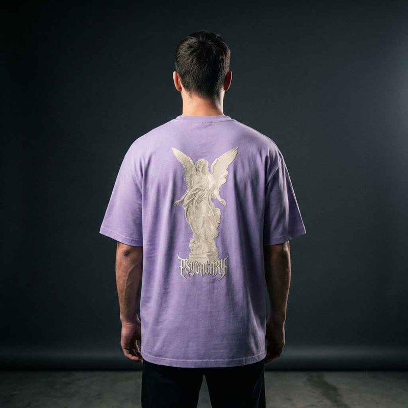 Veil of Light - Oversized Tee (Iris Lavender)