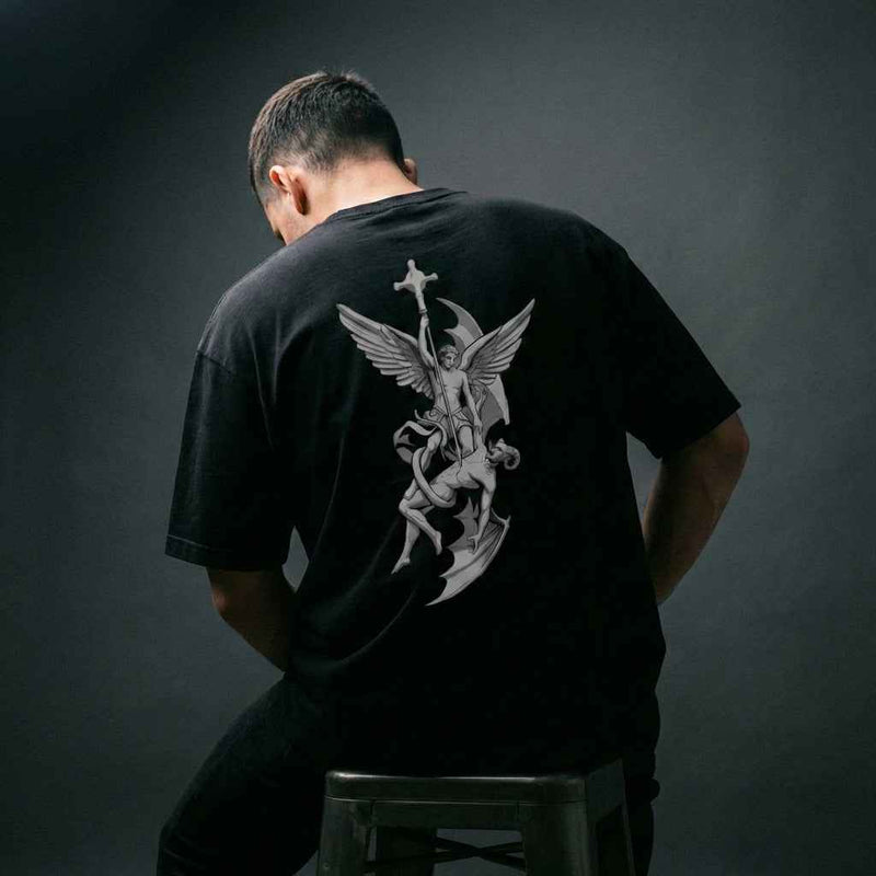 Divine Justice - Oversized Tee (Black)