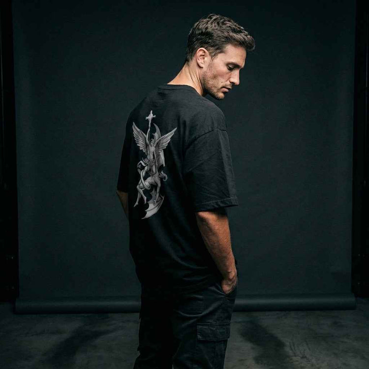 Divine Justice - Oversized Tee (Black)