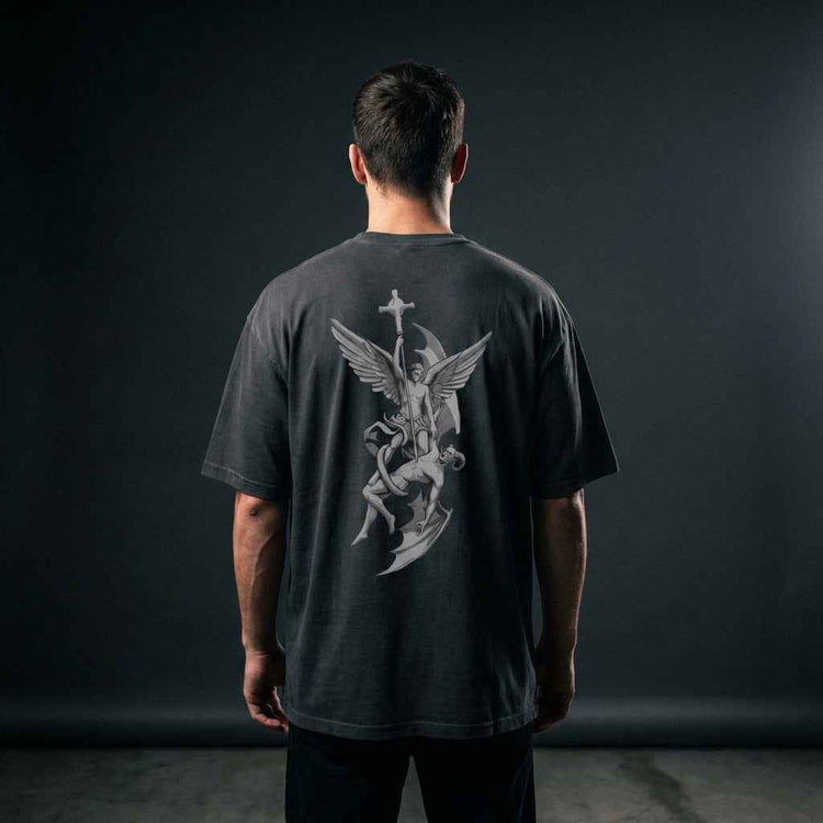 Divine Justice - Oversized Tee (Black)